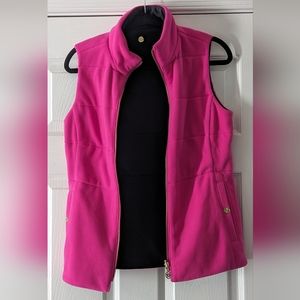 Reversible fleece vest